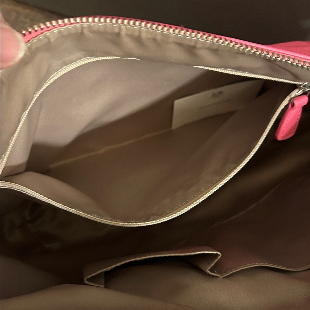 Coach Park Leather Duffle pink Shoulder Bag - Picture 7 of 13